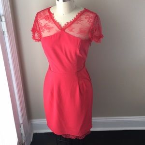 Red Lacey party dress- BRAND NEW